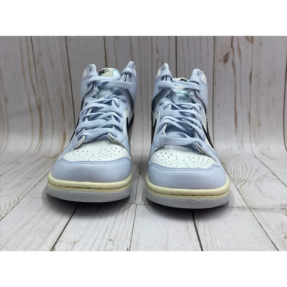 Nike Dunk High GS‎ Football Grey Black Youth Size 6.5Y DB2179-110 New